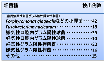 肺炎から分離される細菌